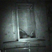 Creepy Haunted Puppet Moving on Its Own Inside a Sealed Glass Container in the Middle of the Night