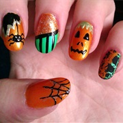 Halloween Fingernails