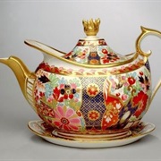 Worcester Teapot C. 1810