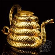 Golden Asp Teapot