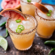 Spicy Grapefruit Margarita