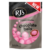 Strawberry Candy Coated Balls