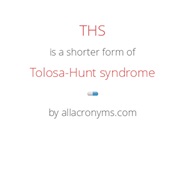 Tolosa-Hunt Syndrome (THS)