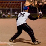 Playing Softball