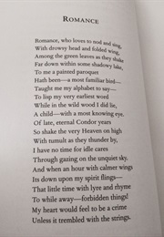 Romance (Edgar Allen Poe)