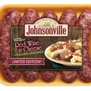 Red Wine and Cheese Italian Sausage