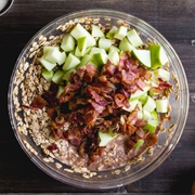 Apple Cinnamon Oats With Bacon