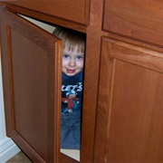 Hiding in Cupboard