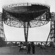 Radio Telescope Installed (1957)