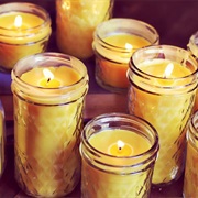 Selfmade Beeswax-Candles