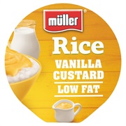 Vanilla Custard Rice Pudding