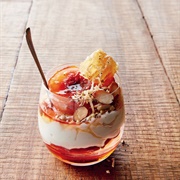 Orange and Nectarine Yoghurt