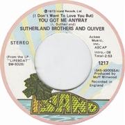 You Got Me Anyhow-Sutherland Brothers &amp; Quiver