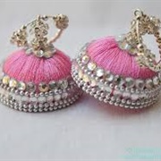 Silk Jhumka