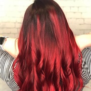 Ombre Brown-Red