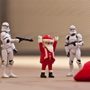 Storm Troopers and Santa