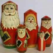 Saint Nicholas Nesting Dolls