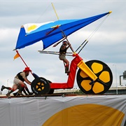 Big Wheel Prepare for Lift-Off