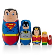 Superman, Batman, Wonder Woman, Robin, the Flash