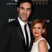 Isla Fisher and Sacha Baron Cohen