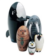 Whale, Walrus, Sea Otter, Penguin, Little Penguin