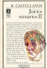 Juicios Sumarios II (Rosario Castellanos)