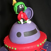 Marvin Martian Cake