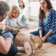 Selfmade Wooden Racing Car