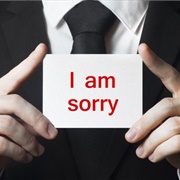 Apologize