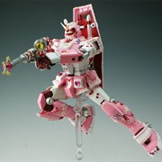 Pink Gundam Action Figure