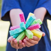 Water Sponge Fight