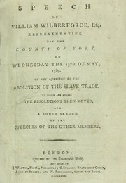 On the Abolition of the Slave Trade (William Wilberforce)