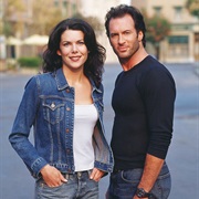 Lorelai Gilmore and Luke Danes