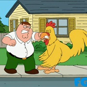 Peter Griffin vs. Giant Chicken