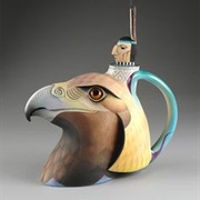 Eagle and Brave Teapot