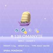 Shiny Omanyte