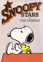 Snoopy Stars as the Thinker (Charles M. Schulz)