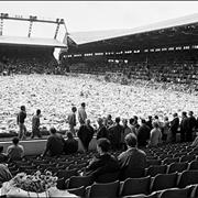 Floral Tribute on Anfield Pitch