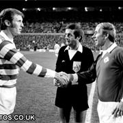 Billy McNeill and Bobby Charlton