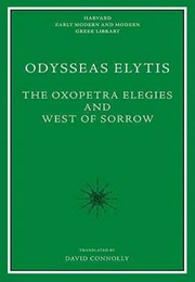 The Oxopetra Elegies and West of Sorrow (Odysseus Elytis)