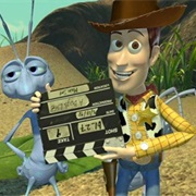 A Bug&#39;s Life Blooper Woody Clapperboard