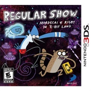 Regular Show Mordecai and Rigby in 8-Bit Land
