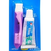 Travel Size Toothbrush &amp; Toothpaste