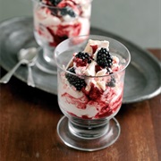 Blackberry and Raspberry Eton Mess