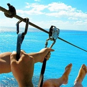 Zipline Over the Ocean