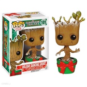 Groot Dancing Holiday With Snow