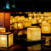 Floating Lanterns Festival in Honolulu, Hawaii, USA