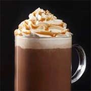 Salted Carmel Hot Chocolate