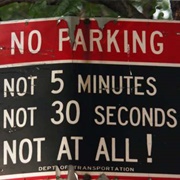 No Parking