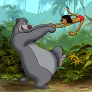 Baloo and Mowgli